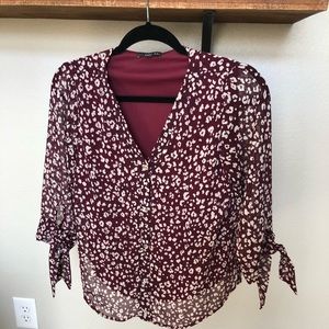 West Kei XSP Maroon Blouse